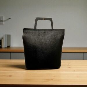 ‼️ SOLD ‼️Loewe Vibrant Black Tote Leather Bag.